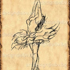 Vector BALLERINA, ai, eps, PNG, pdf, svg, dxf, jpg Image Graphic Digital Download Artwork, figurante, ballet slippers, graphical, music