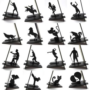 Phone stand laser cut. 16 pcs Laser cut project plan. Instant download. Laser cut vector model. Vector file for laser cutting. Glowforce SVG