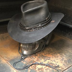 Vintage Rare Custom hat , “Wanted  , but naked “