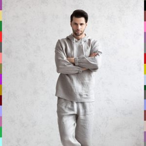 Linen Fitness Set. Linen Activewear. Sport Suit Men. Linen Sports Set. Workout Clothes. Men’s Sportswear. 100% Pure Linen (Italy)