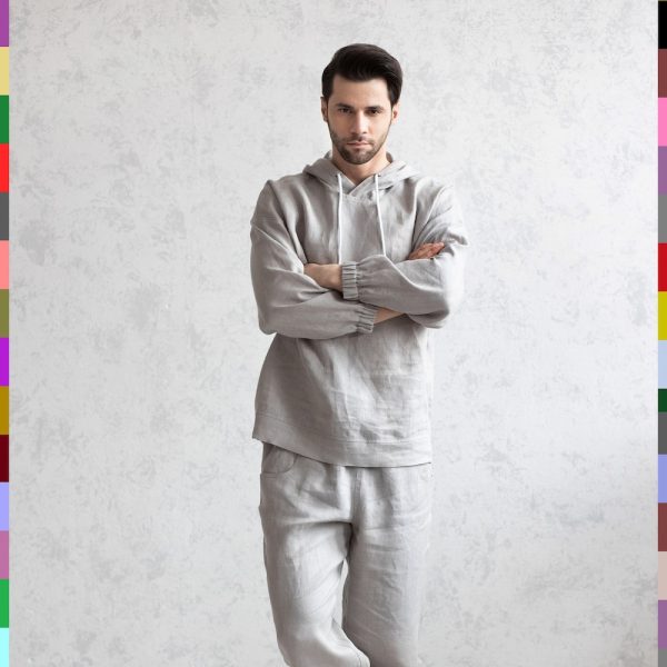 Linen Fitness Set. Linen Activewear. Sport Suit Men. Linen Sports Set. Workout Clothes. Men’s Sportswear. 100% Pure Linen (Italy)
