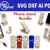 Phone stand svg, phone stand lasercut file, phone stand, laser cut, vector, glowforge, svg, cdr, dxf