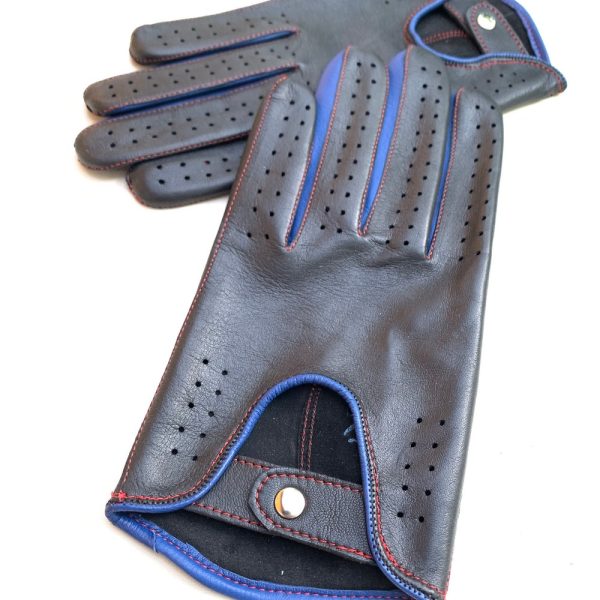 BMW M Men’s Leather Gloves for Driving/  Lambskin/ napa gloves Italian Leather/ Black gloves/ Gift for him/ Handmade/ Strixartgloves