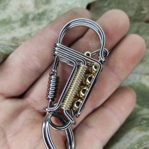 Handmade keychain gift for luxury boyfriend, Keychains handmade wire, Keychain for gorgeous men