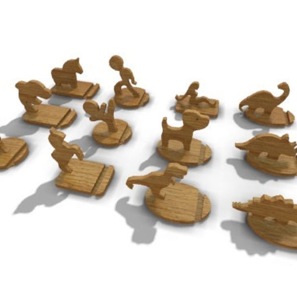 Phone stand 12 in 1, Phone holder svg, Smartphone Stand dxf, Phone docking stand, DXF, STL, SVG, laser cut, cnc file for wood, vector plan