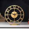 Mechanical Glow Writing Clock Auto Time Writer Desk Gadget LED Tracer 3D Printed Luminous Display Futuristic Tech Gift Future Desk Display