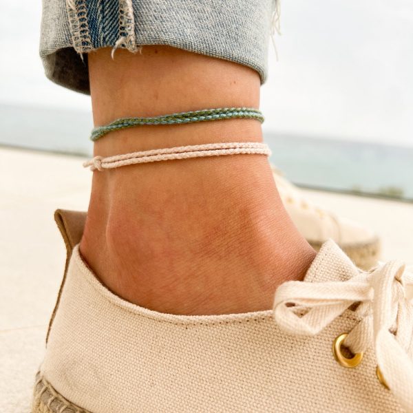 Surfer  Beach Anklet for Men and Women – Mens Boho Ethno Ankle Bracelet – Womens Ankle Chain – Handmade Festival Jewelry – Waterproof