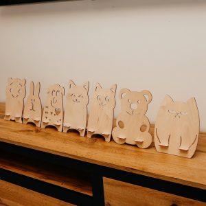 Laser cut animal phone stand svg template Glowforge cell phone holder cnc vector pattern  Phone stand dxf cut plan Instant download