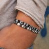 Surfer Bracelet Set for Men and Women – Handmade Boho Summer Festival Jewelry –  Mens Womens Waterproof Cotton Bracelet Set – Birthday Gift