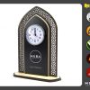 Table clock, Desk clock, Table clock with photo frame, Wooden table clock, Laser cut clock, Clock vector, Clock plans, Cnc vector,  TC-V2