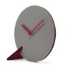 Silent Wooden Desk Clock Minimalist Analog Timepiece With Italian Design And No Ticking For Modern Living Room Bedroom Home Decor Accent