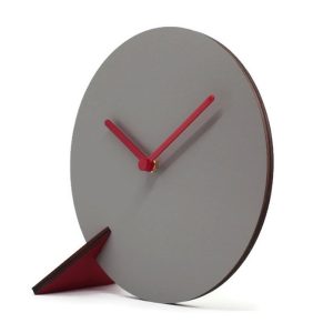 Silent Wooden Desk Clock Minimalist Analog Timepiece With Italian Design And No Ticking For Modern Living Room Bedroom Home Decor Accent