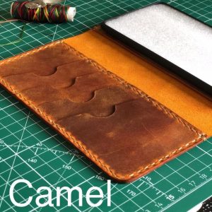 Personalized Handmade Leather Flip Case for Galaxy A32 Ultra 5G with Card Slots by Lone Deer Leather – Valentine’s Day Gift for Loved Ones
