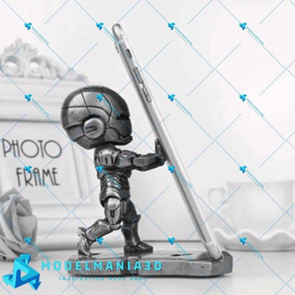 Marvel Avengers Iron Man Phone Holder 3d stl file for printing