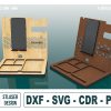 Desk Organiser Laser Cut Svg Files, Dock Station Files, Phone Holder,  Vector Files For Wood Laser Cutting