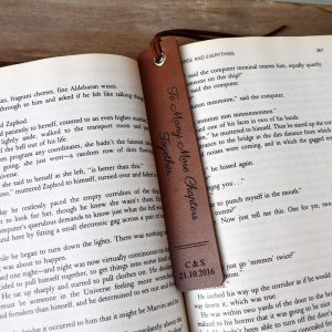 Handmade Personalised Leather Bookmark, 3rd Anniversary Bookmark – Gifts For Him – Gifts For Her – Special Day – Personalized Leather