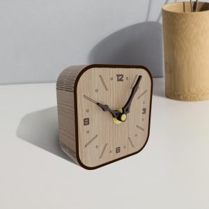 Laser cut wooden table clock bundle svg file Glowforge table clock svg cricut Table clock cnc vector template Desk clock table dxf digital