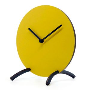 Silent Analog Wooden Desk Clock Modern Italian Minimalist Design No Ticking Bedroom Living Room Elegant Table Home Decor Timepiece Gift