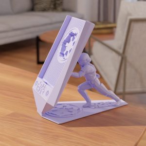 Star Wars Phone Stand – Phone Holder – For 3d Print- Stl file, Home Office Use, Fantastic Gift for Tech Lovers -3D Smart Phone Support