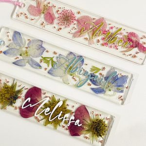 Birth Flower Resin Bookmark, Custom Pressed Flower Bookmark, Floral Handmade Bookmarks, Book Accessories, Book Lover Gift, Birthday Gift
