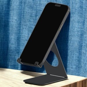 Industrial Style Bending Phone Holder Desk Accessory DXF CNC Laser Cut Metal Cutting Files