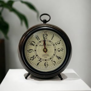 Wooden Desk Clock, Tabletop Clock, Round Clock, Housewarming Clock, Office Clock, Birthday Gift, Christmas gift