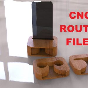 Phone Amplifier, Holder Cnc Router Files For Wood, Files For Cnc Router, Dxf, Dwg, Eps, Stl, Svg, Cnc Router, Engraver Office Accesories