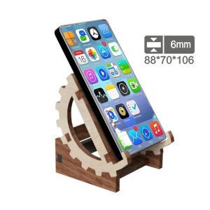 Laser Cut Steampunk Phone Stand,laser cut Files , Adjustable Angle , Phone holder for desk , Desk accessories
