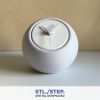 Cherry, Mid Century Modern Desk and Table Clock | Unique Decor for Home, Office, Bookshelf, Bedside, Gift