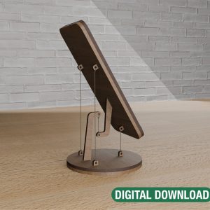 Floating Phone Stand laser cut files svg digital download – Elegant Floating Phone Stand DIY Project – Detailed Laser Cut Files