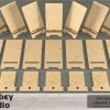 30 Letter Phone Holder Laser Cut Svg Files, Phone Stand Laser Cutting Files