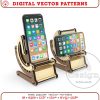 Phone Holder for VW Passat, Touran, T5 (2008-2010) – Fits into Existing Console Module | Smartphone Mount for VW Dashboard
