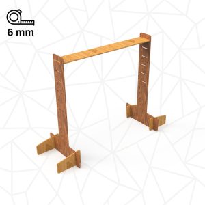 Phone Holder For Vertical Record |  Laser Cut Files | Phone Holder | For Vertical Photo | SVG CDR DXF | 6 mm