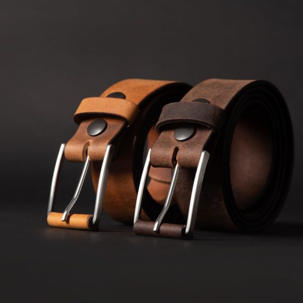 The Spartan Belt, Men’s Leather Belt, Handmade Full Grain Leather Belt, Distressed Leather Belt Made in Canada, gift for him, gift for dad