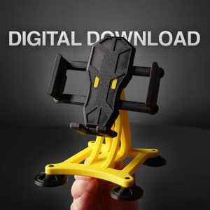 3D Printable Phone Stand STL file, Phone Holder STL file Digital Instant Download, 3D Stl model, Phone Stand stl File, Stand STL Print File