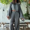 Linen set – Gift for men – Oversize costume – Natural fabric – Lounge wear – Flax clothes – Eco color – Relaxed fit pants and shirt