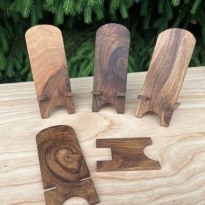 Walnut phone stand, Wooden smartphone holder, walnut phone holder, foldable, best gift