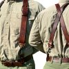 Holster Harness – Post Apocalyptic Straps – Tactical Harness – Handmade LARP Accessory – Military Strapping – Postapoc Armor – Shoulder Pad