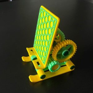 3D print files – Digital Download – Geared Smartphone adjustable angle stand holder. Cell phone stand holder – STL Files Download