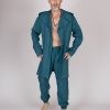 Men’s Linen T-Shirt and Pants Set for Casual Comfort