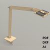 Digital Laser Cut File – Smartphone Camera / Scanner Stand (PDF, DXF, Al, SVG)