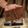 Personalized Handmade Leather Flip Case for Galaxy A32 Ultra 5G with Card Slots by Lone Deer Leather – Valentine’s Day Gift for Loved Ones