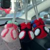 NEW! Handmade Crochet Spider-Man Marvel Car Hangers (PHYSICAL GOOD)