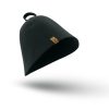SAUNA Hat DARK GRAY 100% wool handmade