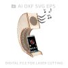 Phone Amplifier, Holder Cnc Router Files For Wood, Files For Cnc Router, Dxf, Dwg, Eps, Stl, Svg, Cnc Router, Engraver Office Accesories