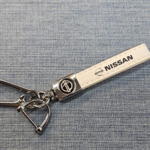 Nissan Keychain Leather Lanyard Keyring Logo Car Accessories Gift For Men Women Birthday Christmas
