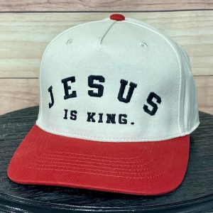 Jesus is King – Embroidered Trucker Hat, Camo, Christian Gifts, Viral, Trending, Adjustable SnapBack, Men’s Clothing, Birthday Gift for Him