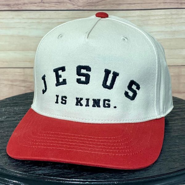 Jesus is King – Embroidered Trucker Hat, Camo, Christian Gifts, Viral, Trending, Adjustable SnapBack, Men’s Clothing, Birthday Gift for Him