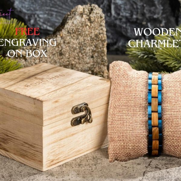 Handmade Wooden Bracelet,Men’s Women’s Jewelry,Gift for Him & Her,Birthday Anniversary Graduation,Adjustable Men’s Accessory,Boyfriend Gift