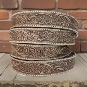 Handmade Men’s Western Belt Genuine Full Grain Leather Heavy Duty Without Buckle